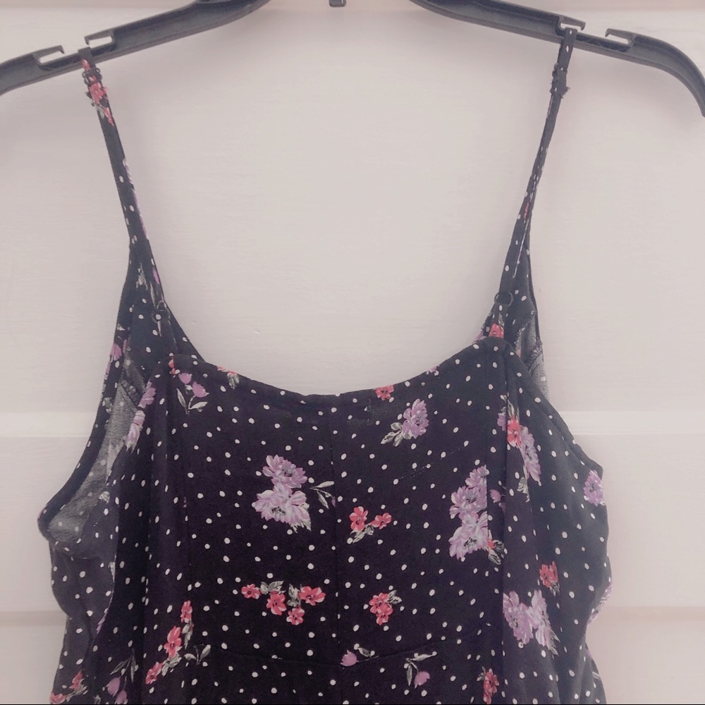 Wild Fable High-Low Button Down Thin Strap Floral Dress (M) - Picture 3 of 3